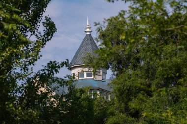 Eski şehrin güzel manzarası