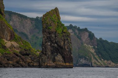 Korfu adasının güzel manzarası, Yunanca.