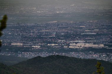 a beautiful shot of a mountain in the background