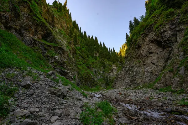 Dağların güzel manzarası