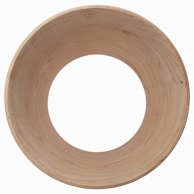 Davul kabuğu ahşap silindir kırmızı ve siyah renkler