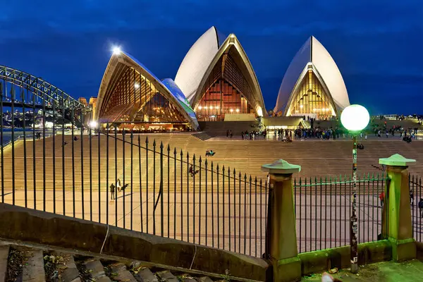 stock image Sydney. New South Wales. Australia. The Opera House at sunset - Date: 21 - 08 - 2023