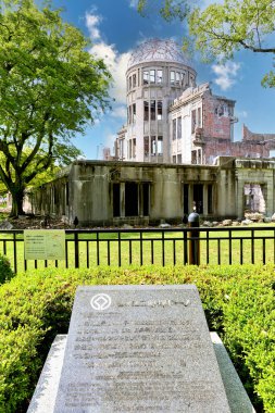 Japonya. Hiroşima. Barış Anıtı Genbaku Kubbesi - Tarih: 30 - 04 - 2023