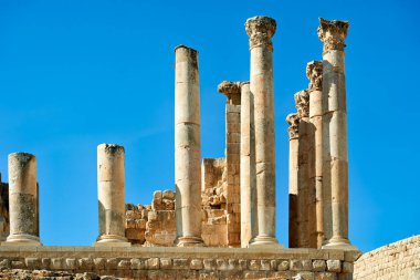 Jordan. The greco roman city of Gerasa Jerash - Date: 29 - 10 - 2023 clipart