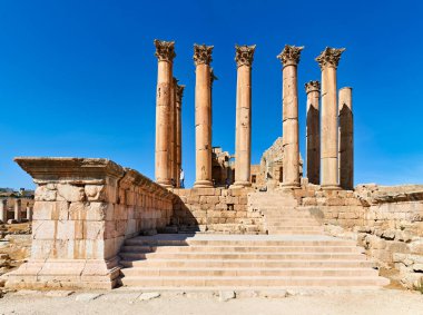 Ürdün. Yunan Roma şehri Gerasa Jerash - Tarih: 29 - 10 - 2023