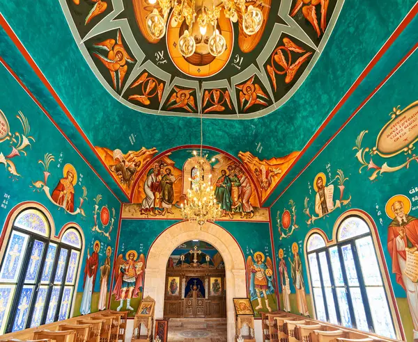 Ürdün Vaftizci Aziz John Kilisesi Ürdün Ötesindeki Bethany Tarih 2023 — Stok fotoğraf