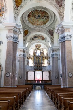 Almanya Bavyera Romantik Yolu. Fussen. St. Mang Kilisesi - Tarih: 17 - 04 - 2023