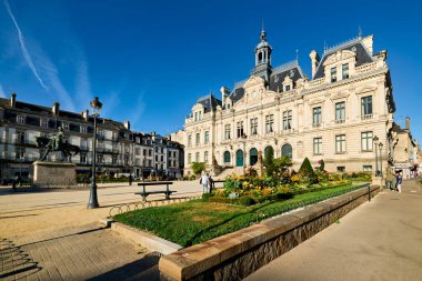 Vannes Brittany Fransa. Belediye Binası - Tarih: 03 - 08 - 2023