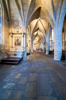 Dinan Brittany France. Aziz Kurtarıcı Bazilikası - Tarih: 03 - 08 - 2023