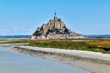 Mont Saint Michel Normandiya Fransa. - Tarih: 06 - 08 - 2023