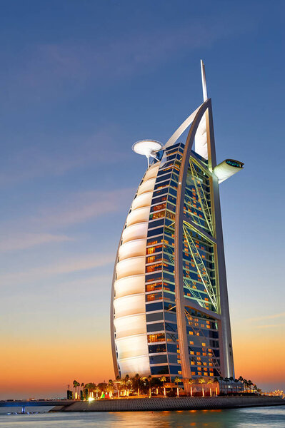 Dubai. UAE. Burj al Arab Hotel - Date: 03 - 01 - 2023