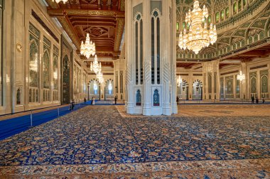 Umman. Muscat. Sultan Qaboos Büyük Camii - Tarih: 29 - 12 - 2022