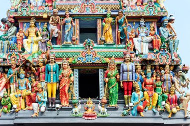 Singapur. Sri Mariamman Tapınağı - Tarih: 09 - 08 - 2023