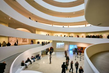 - New York. - Manhattan. Birleşik Devletler. Solomon R. Guggenheim Müzesi - Tarih: 05 - 01 - 2022