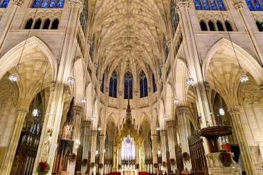 - New York. - Manhattan. Birleşik Devletler. St. Patrick Katedrali - Tarih: 07 - 01 - 2022