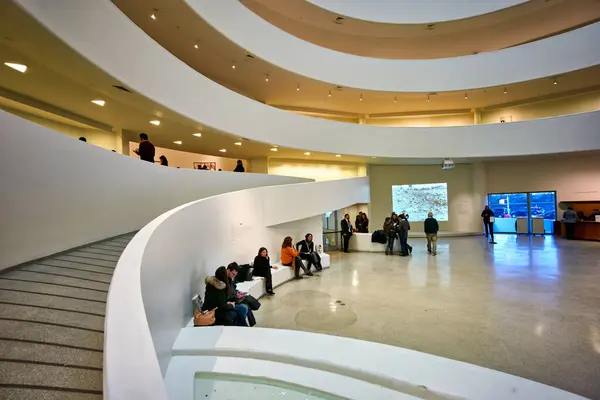 New York Manhattan United States Solomon Guggenheim Museum Date 2022 Royalty Free Stock Photos