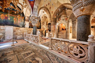 Jerusalem Israel. The church of the Holy Sepulchre - Date: 24 - 09 - 2023 clipart