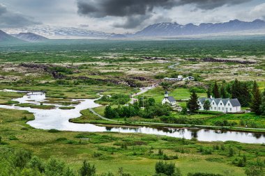 Harpa Reykjavk, İzlanda 'da bir konser salonu ve konferans merkezidir. - Tarih: 18 - 07 - 2023