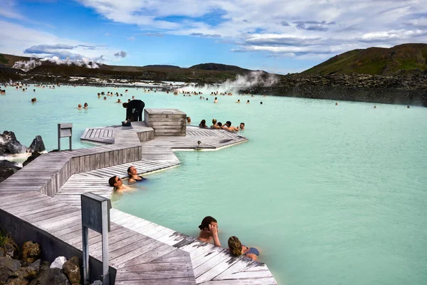 Blue Lagoon Spa Islandia Data 2023 — Zdjęcie stockowe