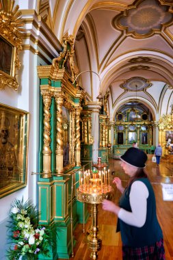 St. Petersburg Rusya 'sı. Nikolo Bogoyavlenskiy Morskoy Sobor. St. Nicholas Deniz Katedrali - Tarih: 25 - 08 - 2023