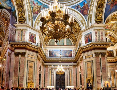 St. Petersburg Rusya 'sı. St. Isaac Katedrali - Tarih: 27 - 08 - 2023