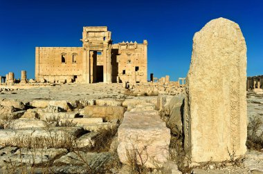 Suriye. Eski Palmyra şehri. Bel Tapınağı - Tarih: 28 - 06 - 2023