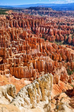 Bryce Canyon Ulusal Parkı 'nda ilham noktası gözcüsü. Utah USA - Tarih: 18 - 08 - 2023