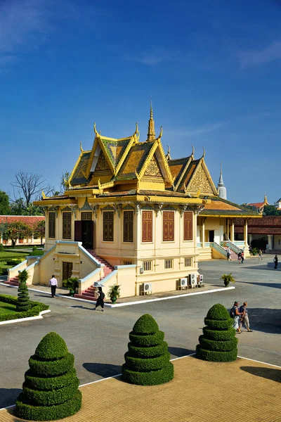 Kraliyet Sarayı 'ndaki Taht Salonu Phnom Penh Kamboçya - Tarih: 01 - 01 - 2023