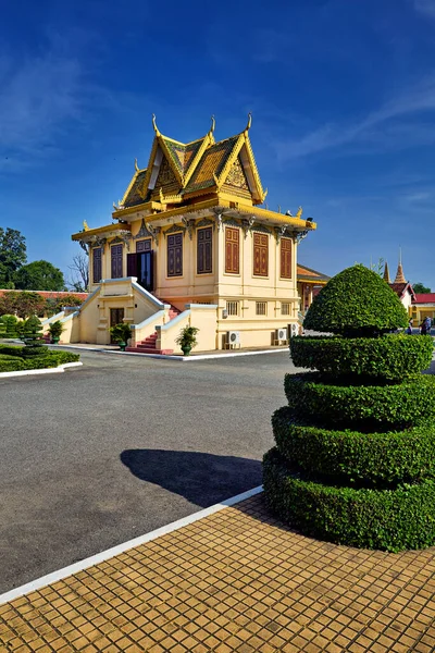 Kraliyet Sarayı 'ndaki Taht Salonu Phnom Penh Kamboçya - Tarih: 01 - 01 - 2023