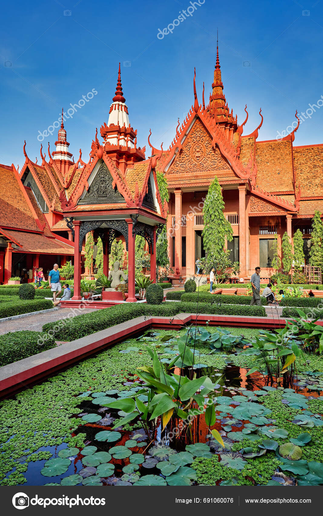 National Museum Phnom Penh Cambodia Date 2023 – Stock Editorial Photo