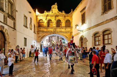 Apulia Puglia İtalya. Ostuni. Aziz Orontius Festivali. 