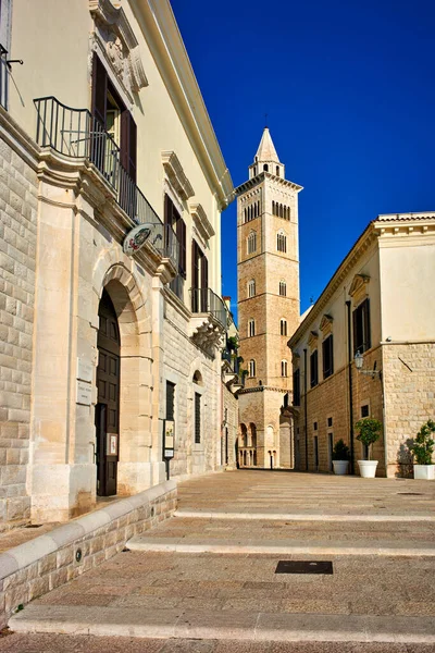 Apulia Puglia İtalya. Trani. Aziz Nicholas 'a ithaf edilen Basilica Cattedrale Beata Maria Vergine Assunta - Tarih: 24 - 08 - 2023