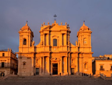 Noto Sicilya İtalya. Katedral - Tarih: 06 - 12 - 2023