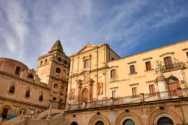 Kilise S. Francesco d 'Assisi all' Immacolata dei Frati minori Conventuali. Noto Sicilya İtalya - Tarih: 06 - 12 - 2023