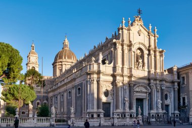 Saint Agatha Duomo Catania Büyük Katedrali Sicilya Tarihi: 10 - 12 - 2023