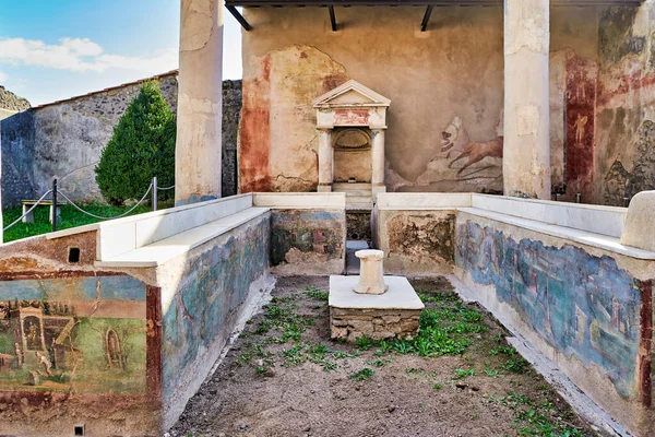 Napoli Campania İtalya. Pompeii antik Roma kentiydi - tarih: 05 - 01 - 2023