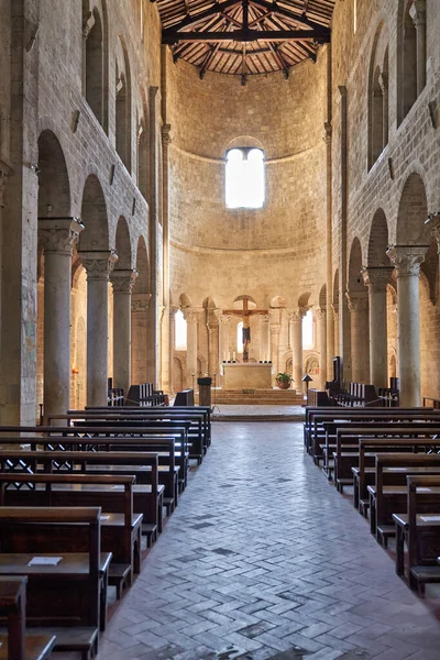 Sant Antimo Manastırı Abbazia Sant Antimo Benedectine Manastırı Montalcino Val — Stok fotoğraf