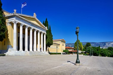 Atina Yunanistan. Konferans salonu olarak kullanılan Zappeio Salonu - Tarih: 10 - 06 - 2023