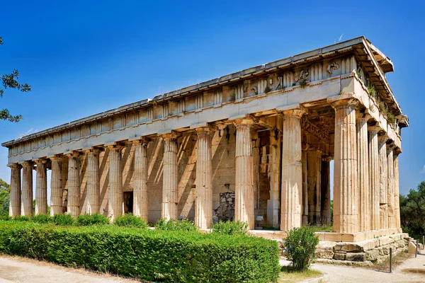 Athens Greece. The Temple of Hephaestus at the Ancient Agora - Date: 07 - 06 - 2023