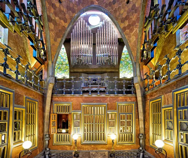 Barcelona Catalunha Espanha Palau Guell Gaudi Data 2023 Imagens Royalty-Free
