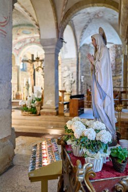 Verona Veneto İtalya. San Fermo Maggiore Kilisesi - Tarih: 30 - 04 - 2024