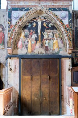 Verona Veneto İtalya. San Fermo Maggiore Kilisesi - Tarih: 30 - 04 - 2024