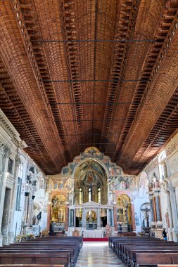 Verona Veneto Italy. San Fermo Maggiore Church - Date: 30 - 04 - 2024 clipart