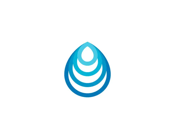 Renkli katman logolu yaratıcı su damlası