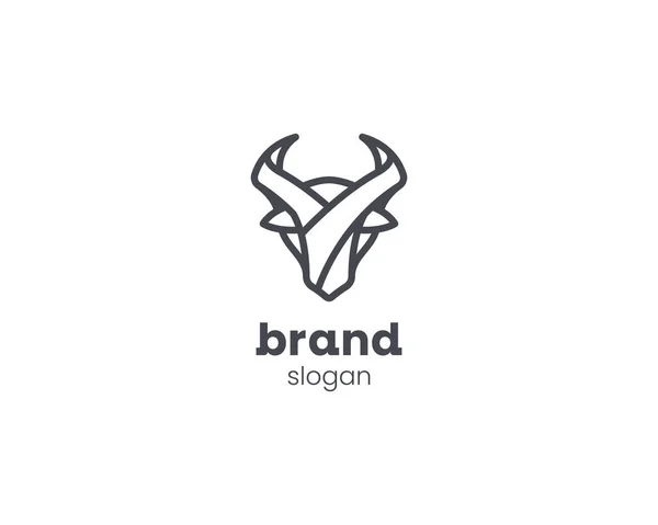 Yaratıcı çizgi baş logosu.