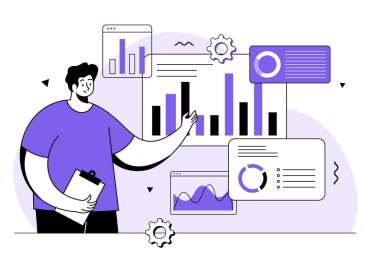 İş verilerinin analiz edilmesi, İş Veri Analizi, Analiz ve Araştırma, Mali raporlar ve yatırımlar, SEO analitik optimizasyonu, şirket mali değerlendirmesi, 
