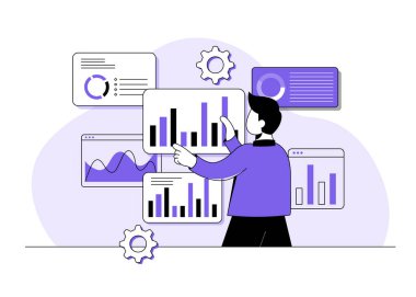 İş verilerinin analiz edilmesi, İş Veri Analizi, Analiz ve Araştırma, Mali raporlar ve yatırımlar, SEO analitik optimizasyonu, şirket mali değerlendirmesi, 