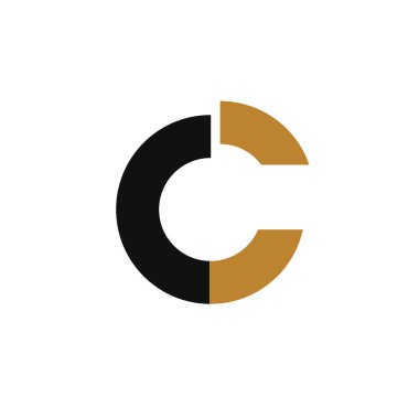 C harfi logo tasarımı. Yaratıcı Başlangıç Harfi C Logo Tasarımı