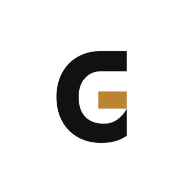 Modern G Logo Tasarımı. Soyut Başlangıç Harfi G Logo Şablonu