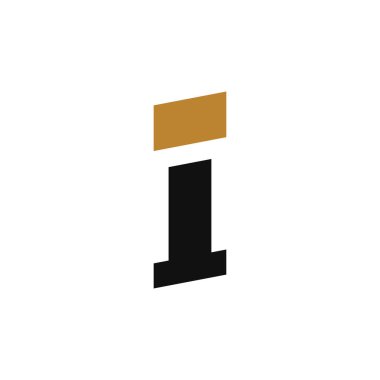 1. Mektup Logo Tasarımı. Yaratıcı İlk Mektup I Logo Tasarımı